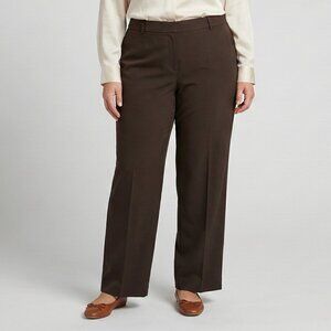 Talbots Women’s Plus 24W Brown Dress Pants – Chocolate Brown